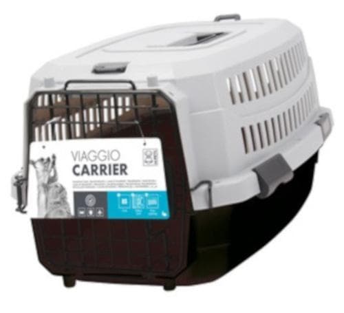 hundtransportlåda Viaggio 48,3 x 32 x 25,4 cm röd/grå