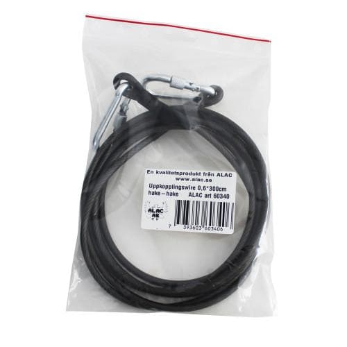 Rastwire m hakar plastklädd 3m/6mm