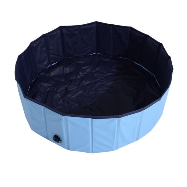 Rootz Hundebad - Blå - PVC, Træ - 9,05 cm x 7,08 cm x 12,2 cm