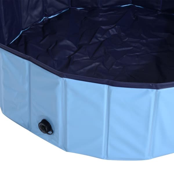Rootz Hundebad - Blå - PVC, Træ - 9,05 cm x 7,08 cm x 12,2 cm
