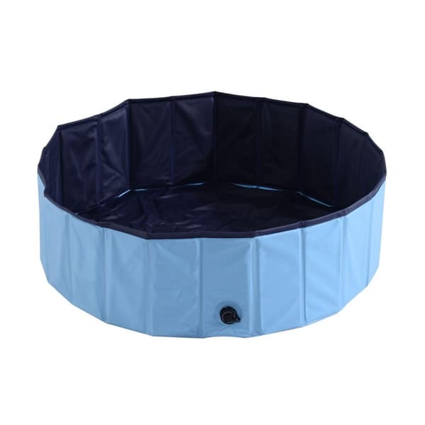 Rootz Hundebad - Blå - PVC, Træ - 9,05 cm x 7,08 cm x 12,2 cm