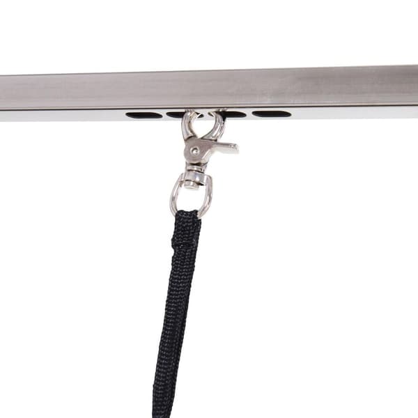 Rootz Animal Care -pöytä - musta - kumi, Mdf, metalli - 42,12 cm x 23,62 cm x 66,93 cm
