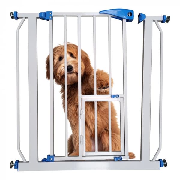 Topmast Stair Gate Santorini - Utan borrning - Klämbekräftelse - Höjd 80 cm