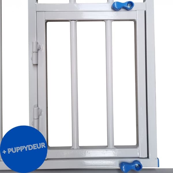 Topmast Stair Gate Santorini - Utan borrning - Klämbekräftelse - Höjd 80 cm