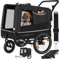 Miniatyrbillede 1 af 11: Cykeltrailer til hunde WoofRider, foldbar, op til 40 kg - sort