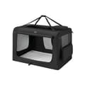 Miniatyrbillede 1 af 7: Rootz XXXXL sort hundeboks - Kæledyrsbur - Heavy Duty Kennel - Metalramme - 600D Oxford-stof - PVC-belægning - Fleecefor - 122 cm x 79 cm x 79 cm - Sa