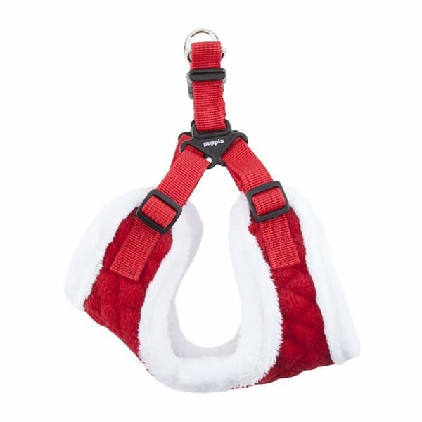 Puppia klädsats - tillbehör - PAQD-AC1471-RD-S - Blitzen C Sele för hundar Röd storlek S