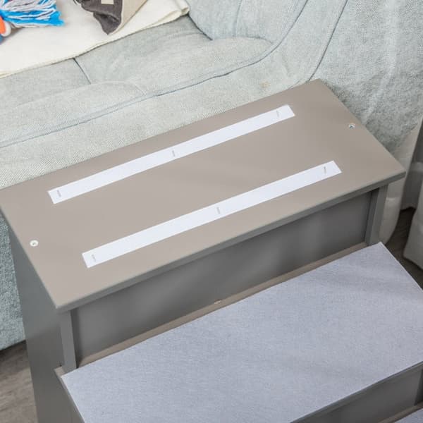 Rootz Pet Stairs - Hundtrappor - Kattstege - Förbättrar rörligheten - 40L x 59W x 54,2H cm