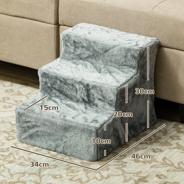 Rootz Cat Staircase - Pet Steps - Djurramp - Rygg- och ledstöd - 46cm x 35cm x 35cm