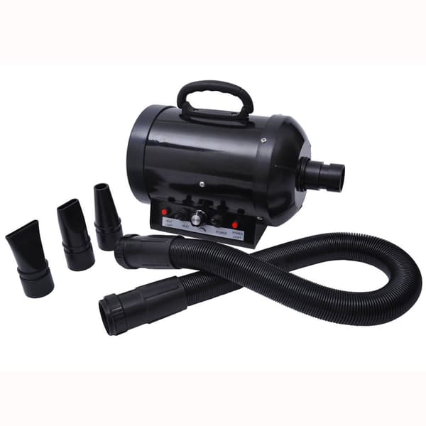 Professionell Hundtork, 2800W, 40x16x20 cm, Svart
