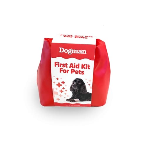 Första Hjälpen Kit Till Hund Röd
