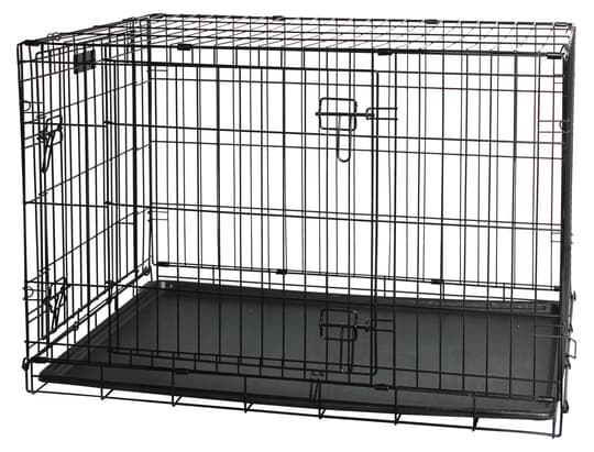 Pawise Wire Dog Crate - Lätt att montera och fälla tillbaka i några steg.