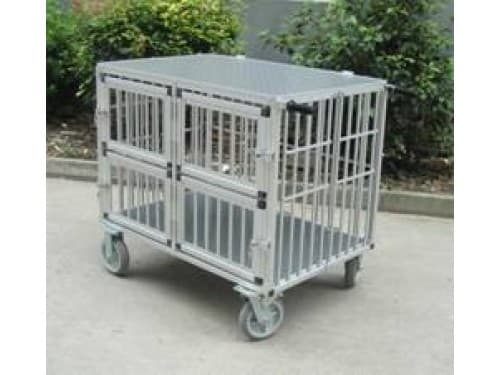 Topmast Showtrolley Aluminium + 20 cm hjul - 4 fack. 100* 70 cm