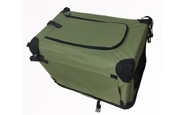 Topmast Nylon Dog Crate Premium Green