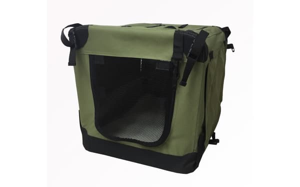 Topmast Nylon Dog Crate Premium Green