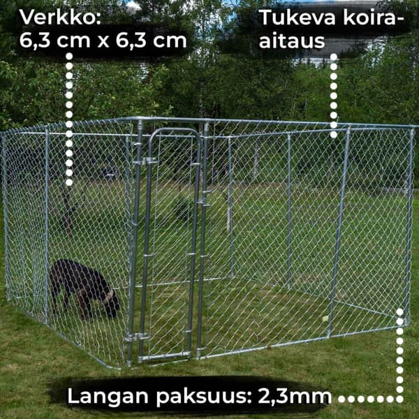 Trekker Hvalpegård 4 x 4m