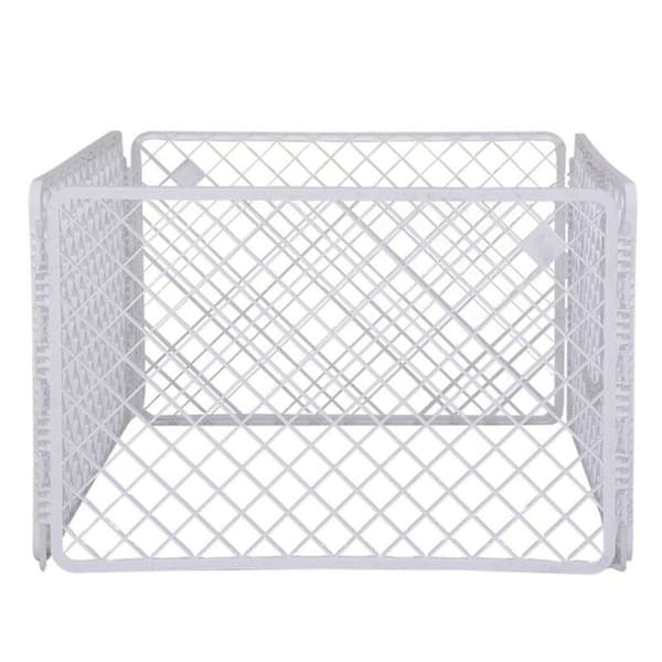 Hvalpeløb - hundeløb - foldbar - 90x90x60 cm - hvid