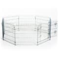 Miniatyrbild 1 av 8: Rootz Outdoor Enclosure Puppy Run - Zilver - Metaal - cm x 24,8 cm x 35,83 cm