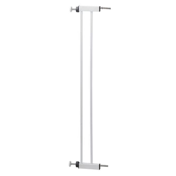 Metall säkerhetsdörrförlängning för hund vit B 13cm x H 79cm