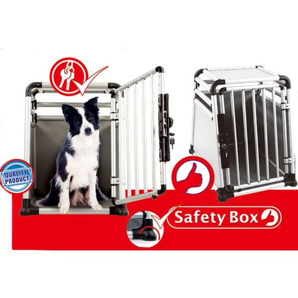 Topmast Premium Autobox alumiini + lukko - 94 x 68 x 69 cm