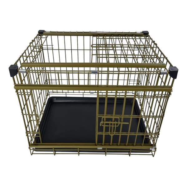Topmast CopperCove Dog Crate - Bronsbänk