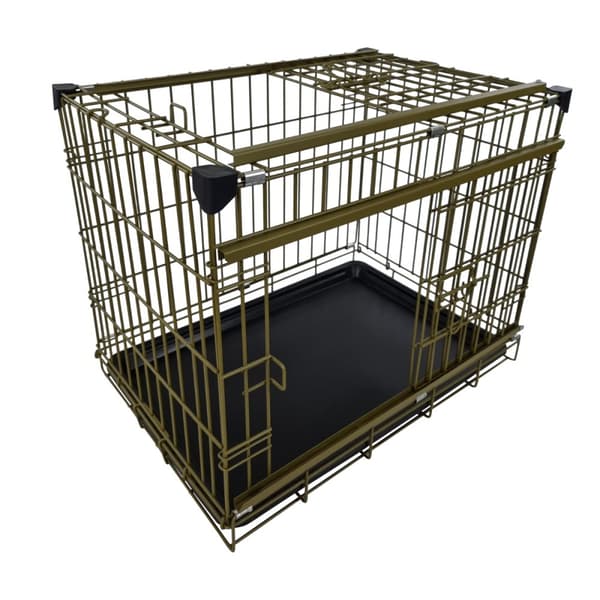 Topmast CopperCove Dog Crate - Bronsbänk