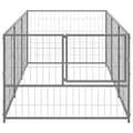 Pikkukuva 3 / 6: Koiranhäkki hopea 3 m² teräs
