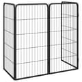 Pikkukuva 3 / 6: Koiranhäkki 4 paneelia musta 50x100 cm jauhemaalattu teräs