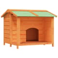 Pikkukuva 2 / 7: Koirankoppi ruskea 96x87x80,5 cm täysi mänty