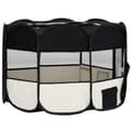 Miniatyrbillede 4 af 10: foldbar hundegård med bæretaske 125x125x61 cm sort