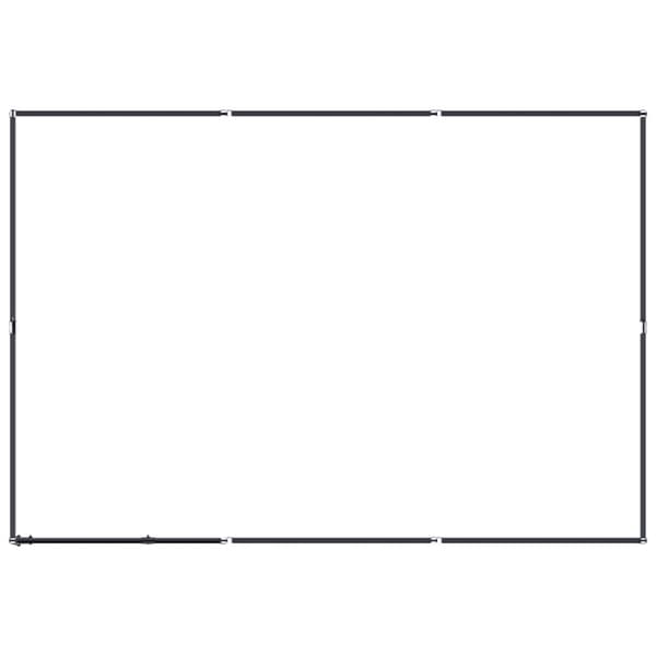 Koiran ulkohäkki teräs 5,53 m²