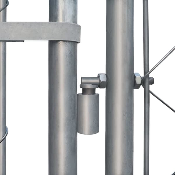 vidaXL Koiran ulkohäkki galvanoitu teräs 2x2x1 m -  Koiranhäkit & aitaukset