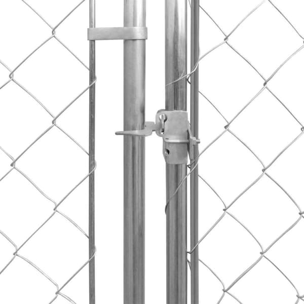 vidaXL Hundgård för utomhusbruk med tak 193x193x225 cm - Hundkojor & rastgårdar