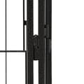 Pikkukuva 6 / 8: vidaXL Koiranhäkki 12 paneelia musta 100x50 cm jauhemaalattu teräs -  Koiranhäkit & aitaukset