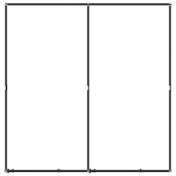 vidaXL Koiran ulkohäkki teräs 3,69 m² - Koiranhäkit & aitaukset