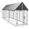 Pikkukuva 6 / 6: The Living Store Koiran ulkohäkki katoksella 400x100x150 cm -  Koiranhäkit & aitaukset