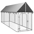 Pikkukuva 2 / 6: The Living Store Koiran ulkohäkki katoksella 400x100x150 cm -  Koiranhäkit & aitaukset