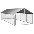 Pikkukuva 5 / 6: The Living Store Koiran ulkohäkki katoksella 600x200x150 cm -  Koiranhäkit & aitaukset