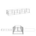 Pikkukuva 1 / 7: The Living Store Koiranhäkki hopea 4 m² teräs -  Koiranhäkit & aitaukset
