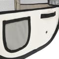 Miniatyrbillede 6 af 11: The Living Store foldbar hundegård med bæretaske 125x125x61 cm lyserød -  Hundebure & løbegårde