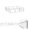 Pikkukuva 1 / 7: The Living Store Koiranhäkki hopea 9 m² teräs -  Koiranhäkit & aitaukset