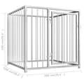 Pikkukuva 7 / 7: The Living Store Koiran ulkohäkki 100x100x100 cm -  Koiranhäkit & aitaukset