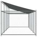 Pikkukuva 6 / 10: The Living Store Koiranhäkki katolla ja ovella harmaa 8x2x2 m galvanoitu teräs -  Koiranhäkit & aitaukset