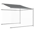 Pikkukuva 9 / 10: The Living Store Koiranhäkki katolla ja ovella harmaa 4x2x2 m galvanoitu teräs -  Koiranhäkit & aitaukset