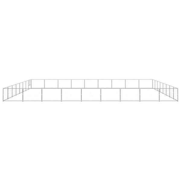 Koiranhäkit & aitaukset - Living Koiranhäkki hopea 72 m² teräs