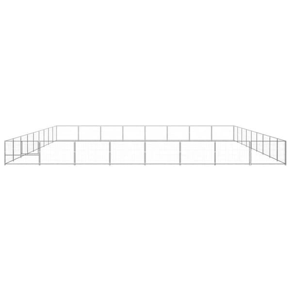 Koiranhäkit & aitaukset - Living Koiranhäkki hopea 72 m² teräs