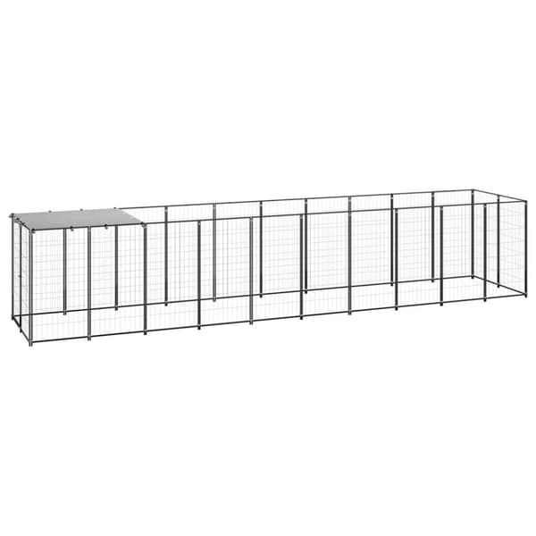 Koiranhäkit & aitaukset - Living Koiranhäkki musta 6,05 m² teräs