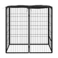 Pikkukuva 3 / 7: Koiranhäkit & aitaukset - Living Koiranhäkki 6 paneelia musta 50x100 cm jauhemaalattu teräs