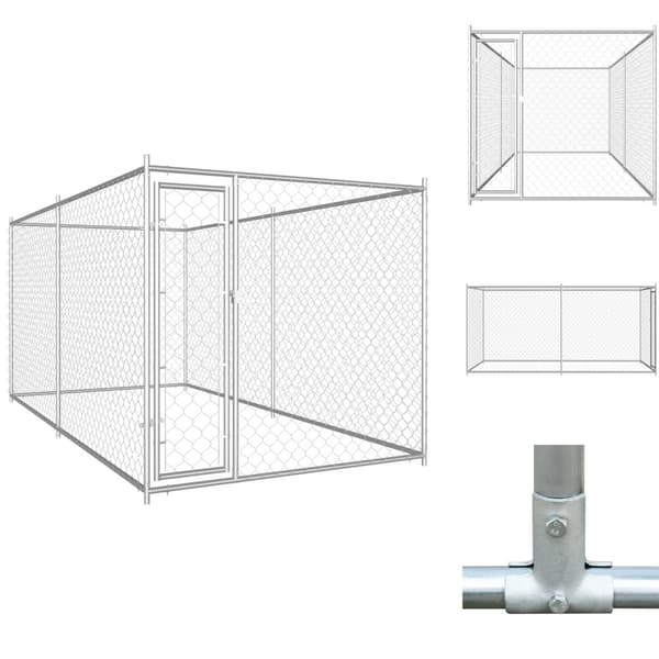 Hundebure & løbegårde - Living udendørs hundeløbegård 382x192x185 cm