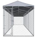 Miniatyrbild 3 av 7: Hundkojor & rastgårdar - Living Hundkennel för utomhusbruk med tak 760x190x225 cm